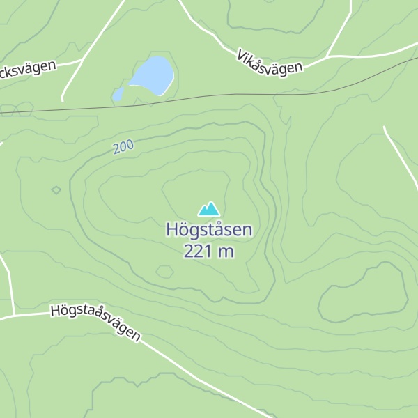 Map of Högståsen