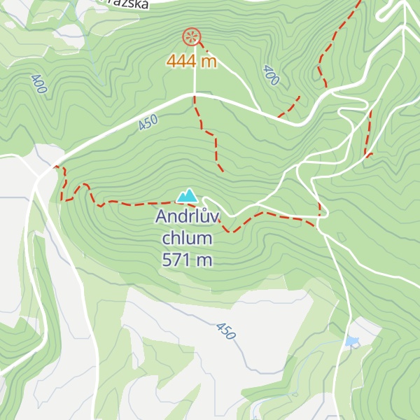 Map of Chata Hvězda