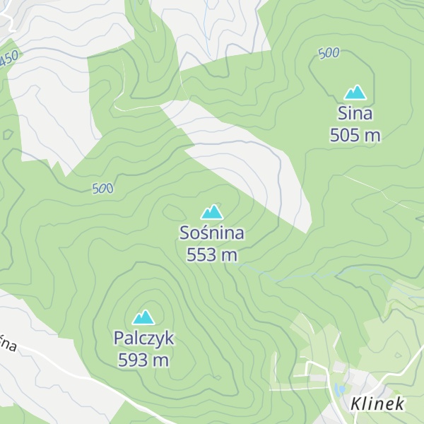Map of Sośnina