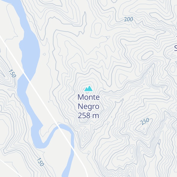 Map of Monte Negro