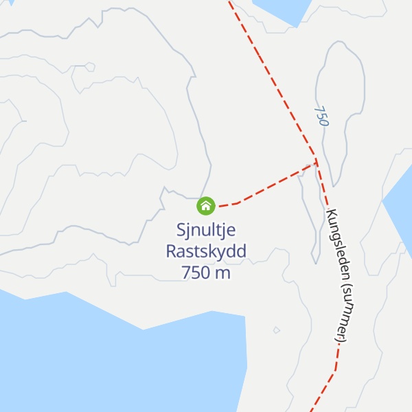 Map of Sjnultje Rastskydd