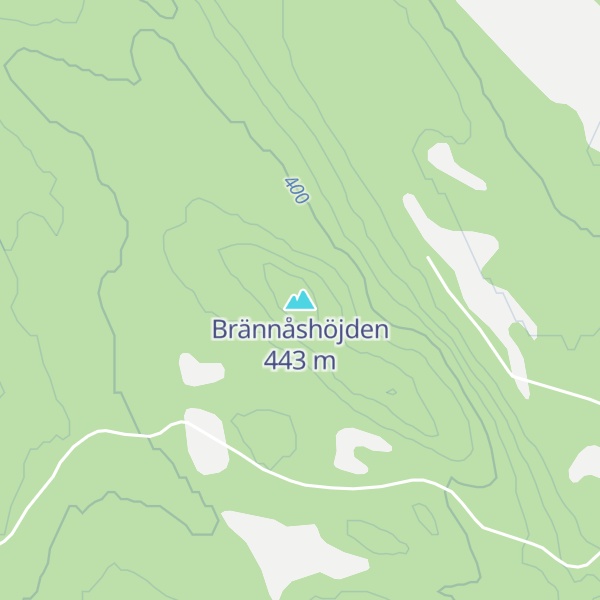 Map of Brännåshöjden