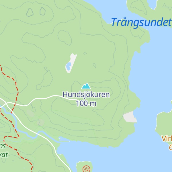 Map of Hundsjökuren