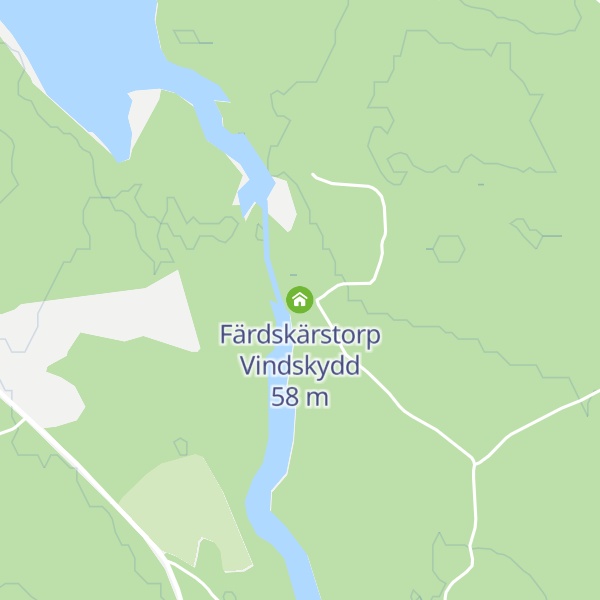 Map of Färdskärstorp Vindskydd