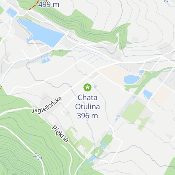Map of Chata Otulina
