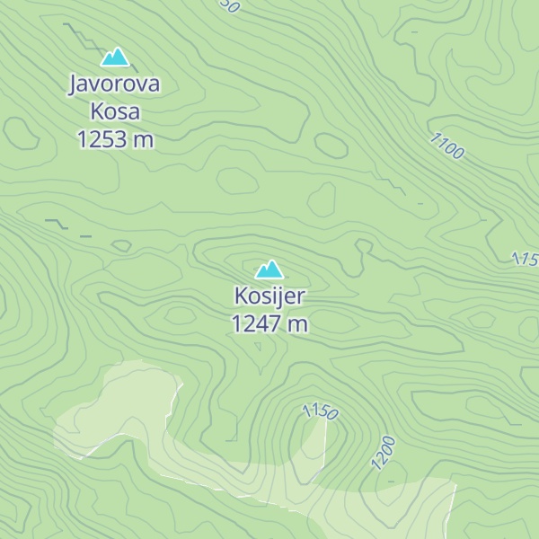 Map of Kosijer