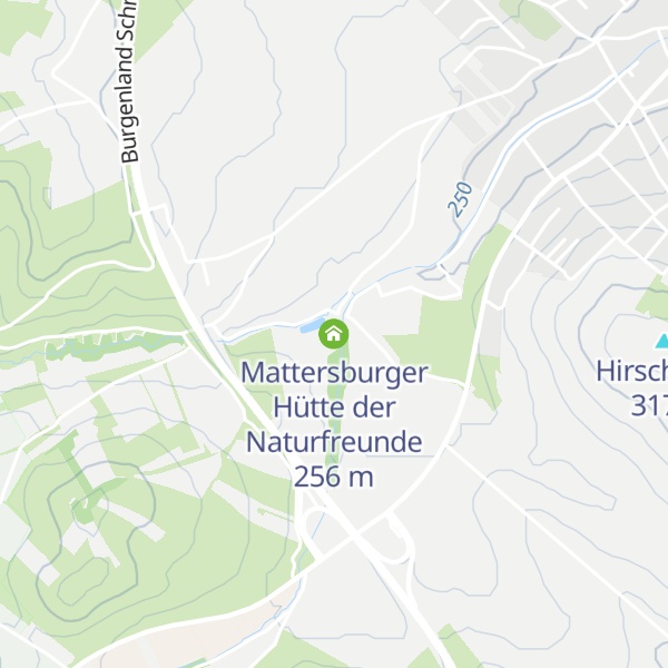 Map of Mattersburger Hütte der Naturfreunde