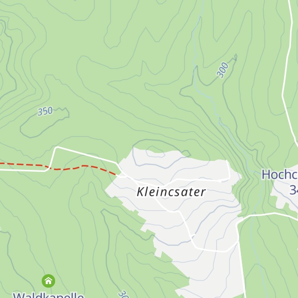 Map of Kleincsaterberg