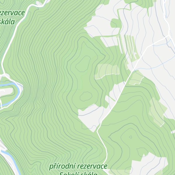 Map of Hrušín [Ochoz u Tišnova]