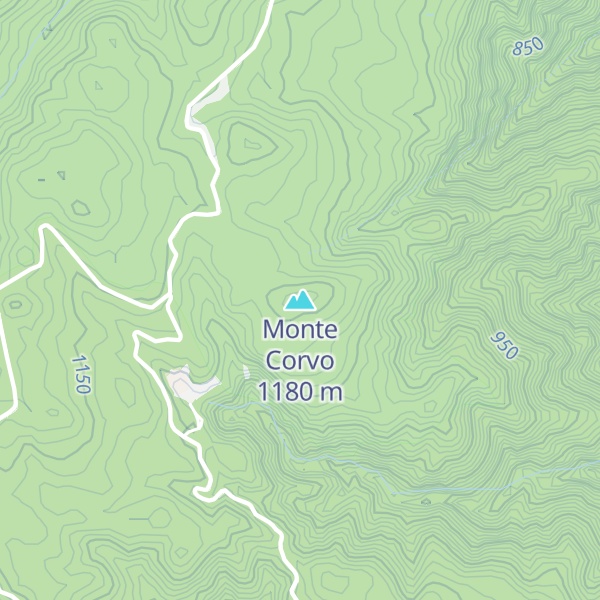 Map of Monte Corvo