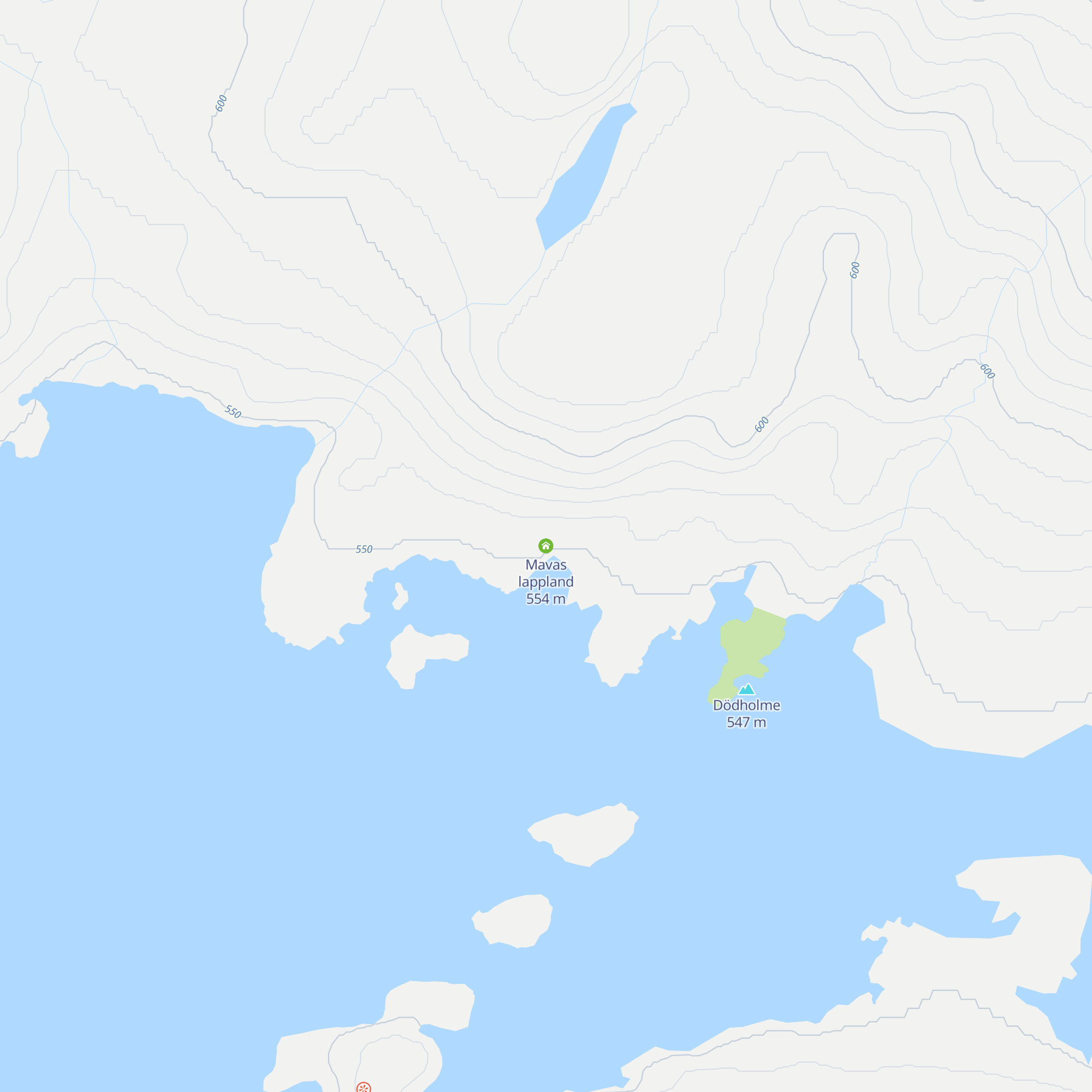 Mavas lappland map