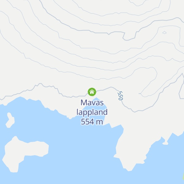 Map of Mavas lappland