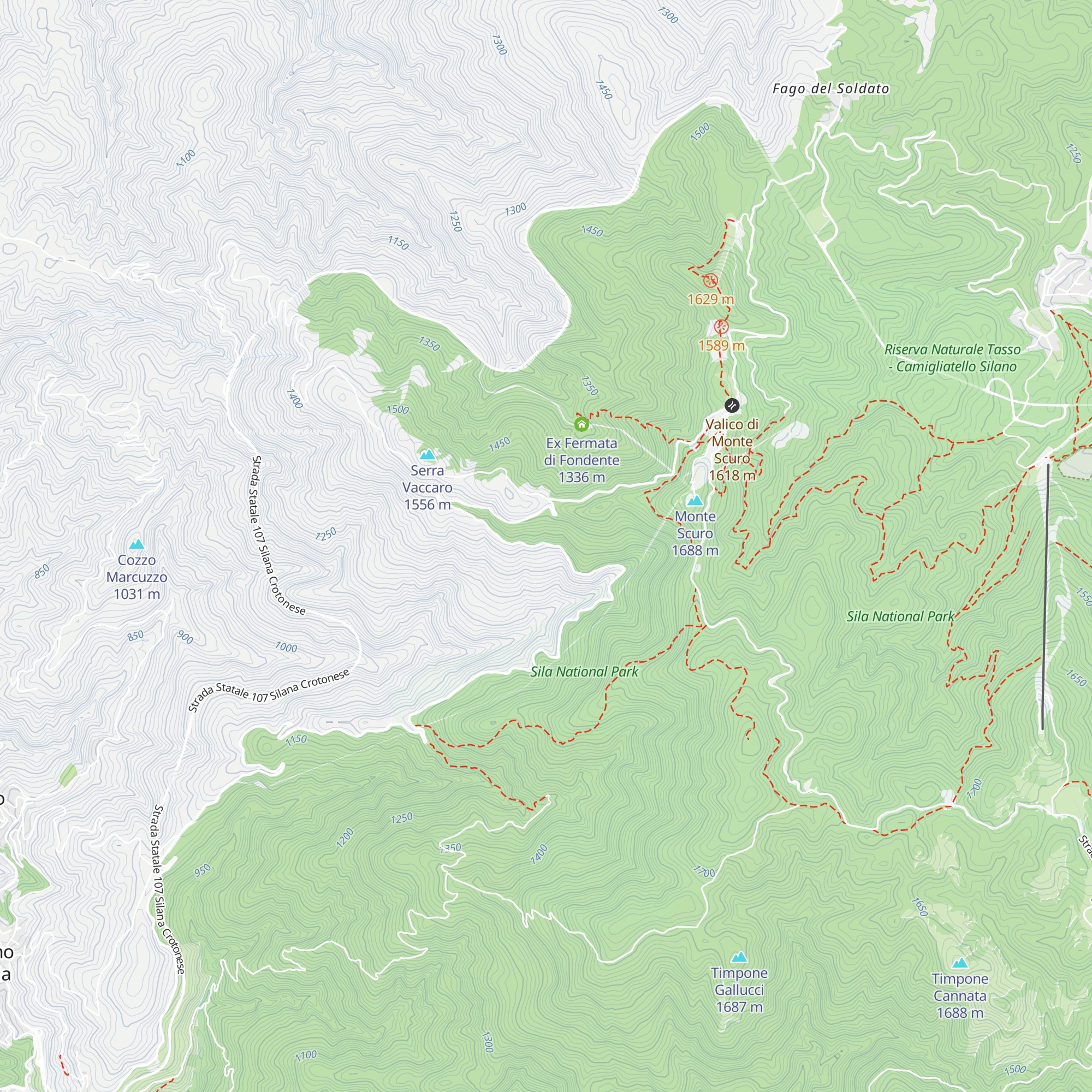 Rifugio Casello Margherita map