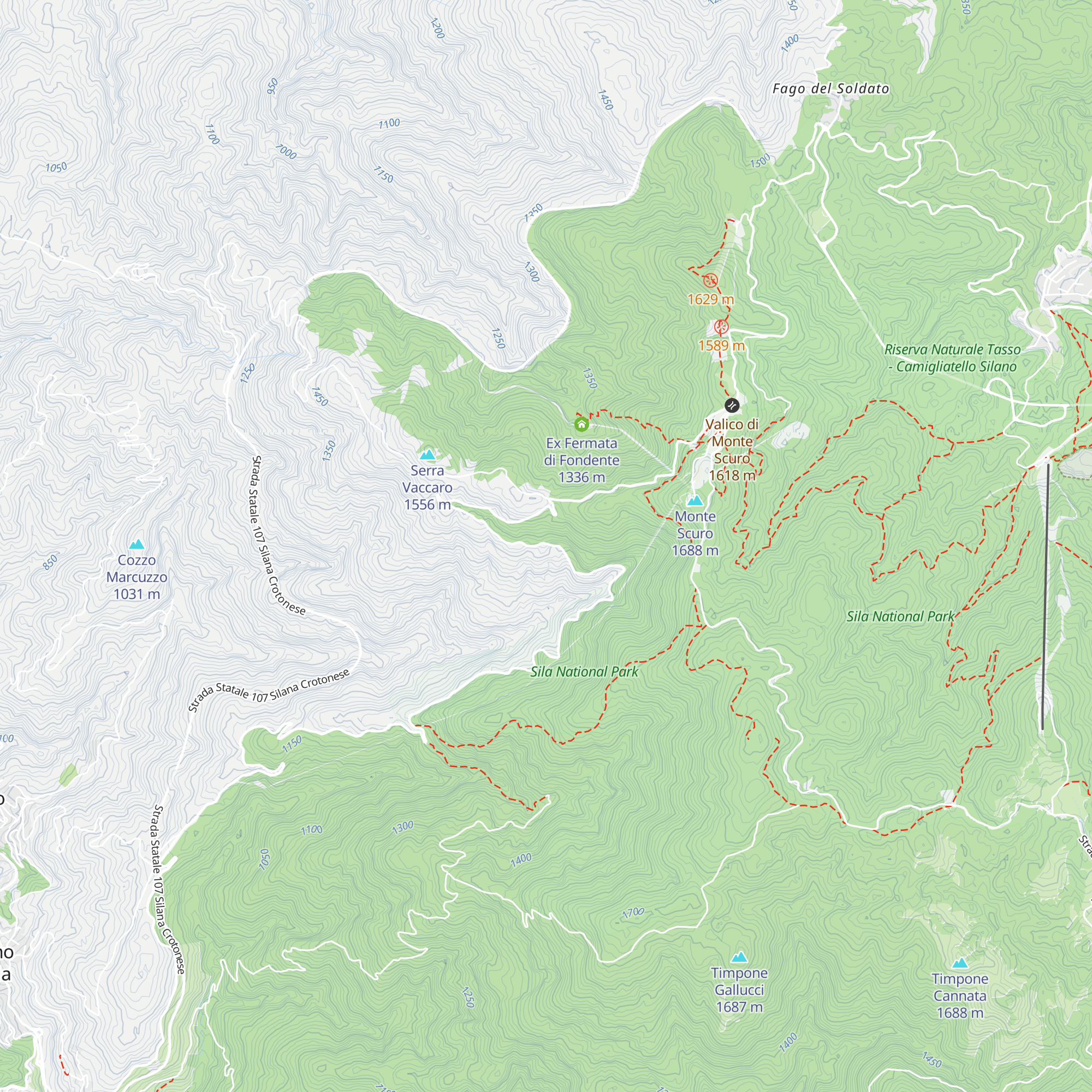 Rifugio Casello Margherita map