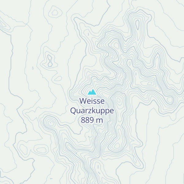 Map of Weisse Quarzkuppe