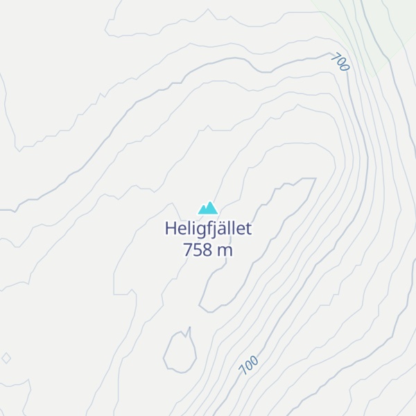 Map of Heligfjället