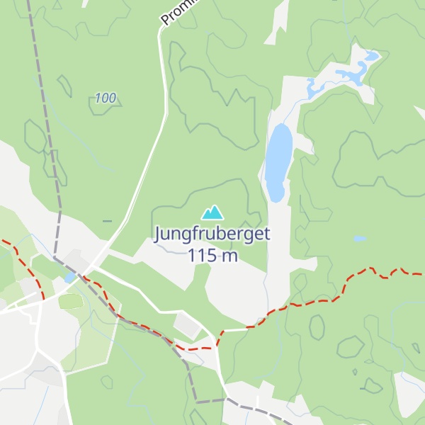 Map of Jungfruberget