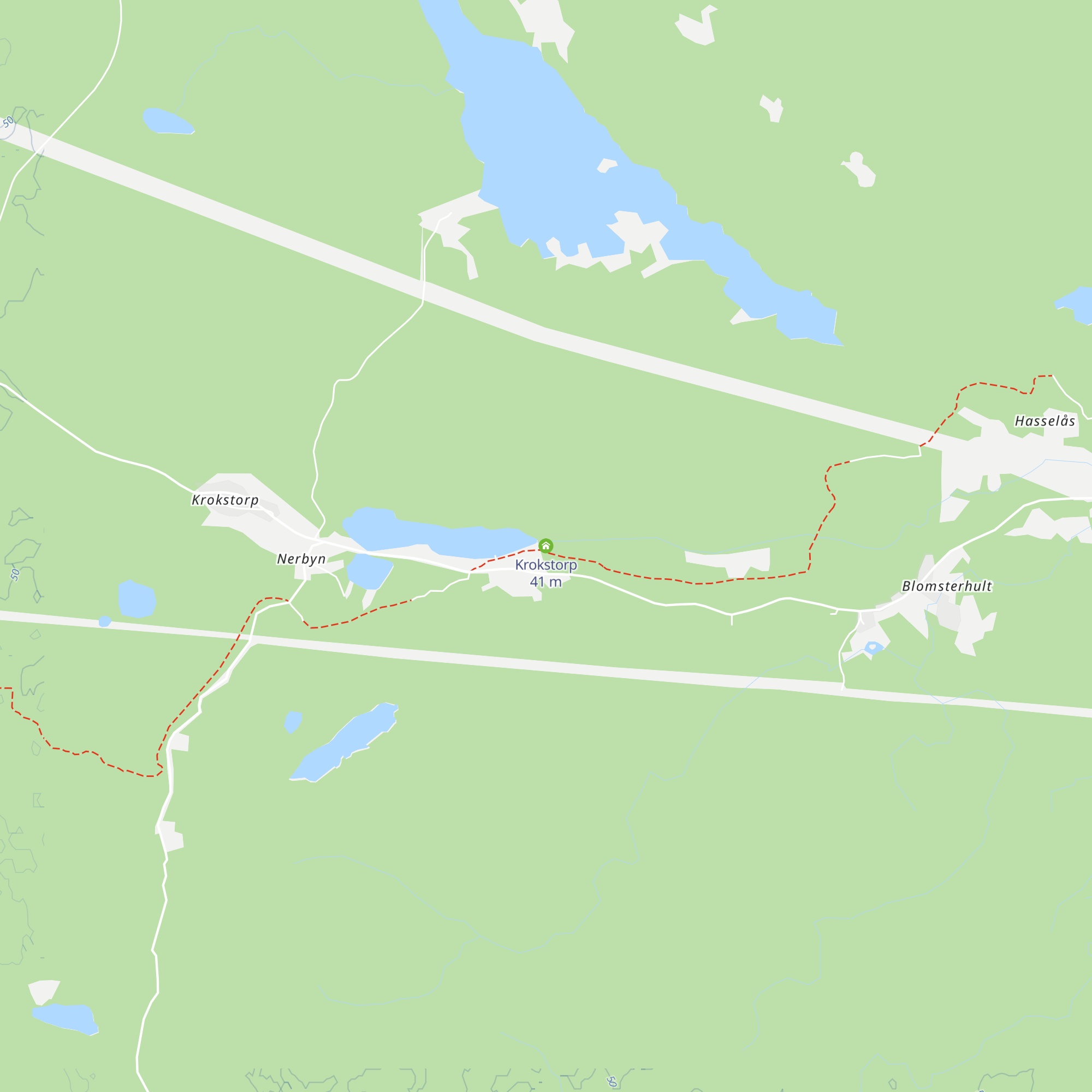 Krokstorp map