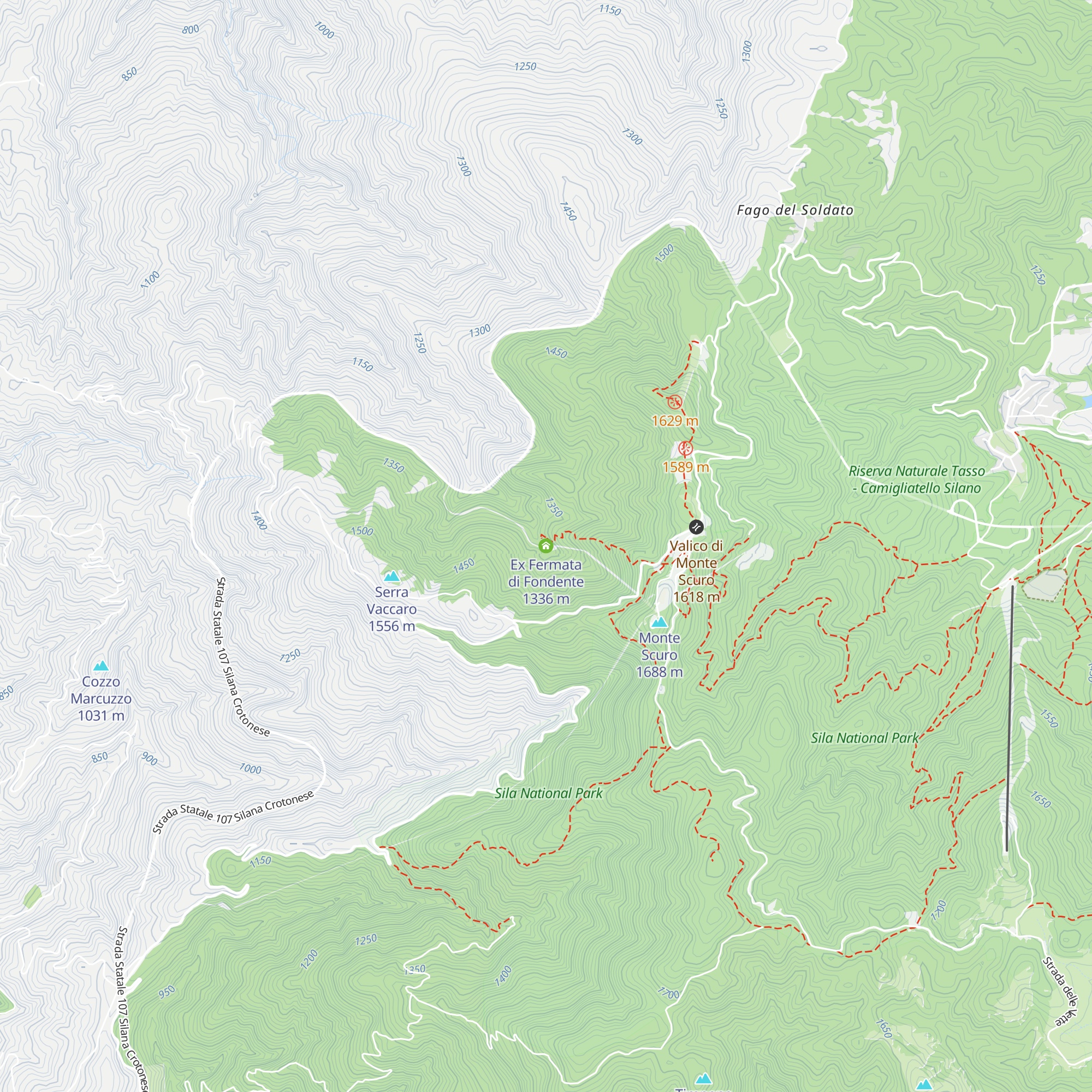 Ex Fermata di Fondente map