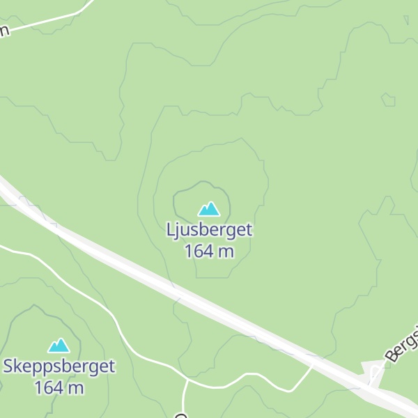 Map of Ljusberget
