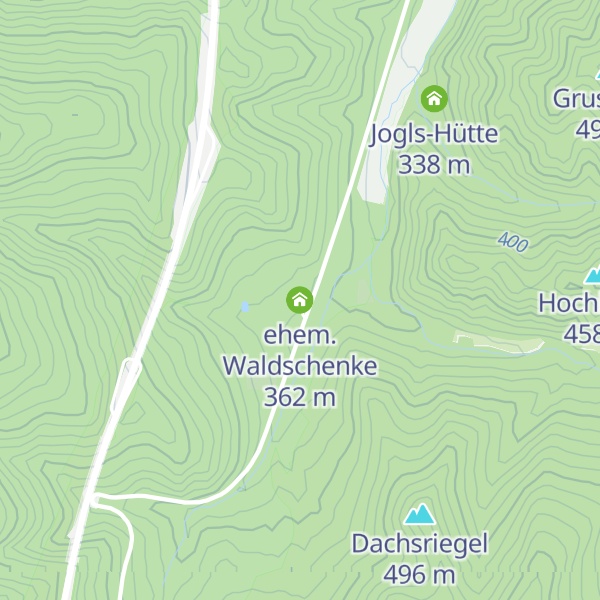 Map of ehem. Waldschenke
