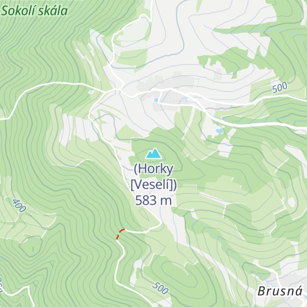 Map of (Horky [Veselí])
