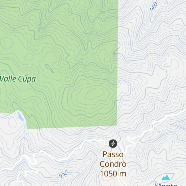Map of Monte Condrò