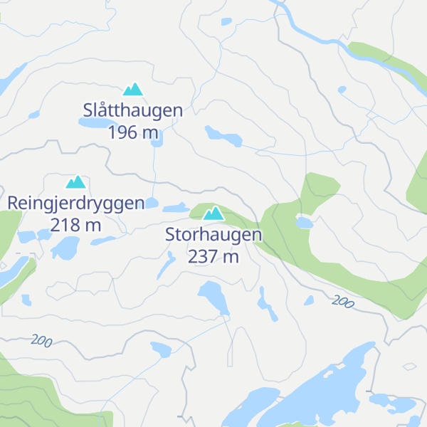 Map of Storhaugen