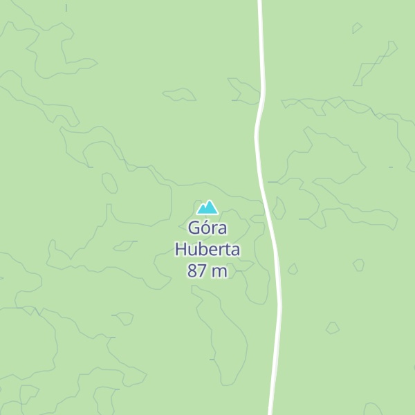 Map of Góra Huberta