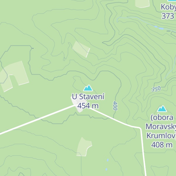 Map of U Stavení