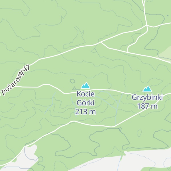 Map of Kocie Górki