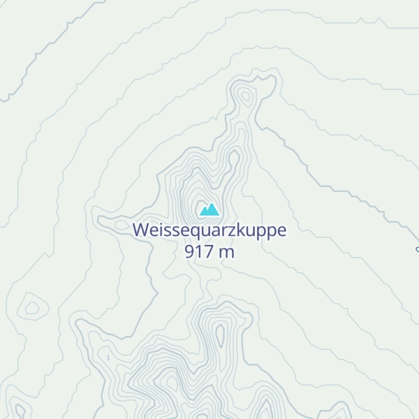 Map of Weissequarzkuppe