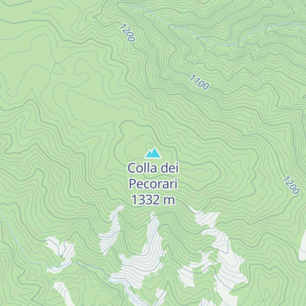 Map of Colla dei Pecorari