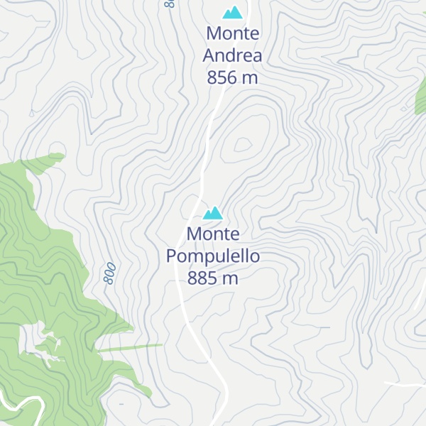 Map of Monte Pompulello