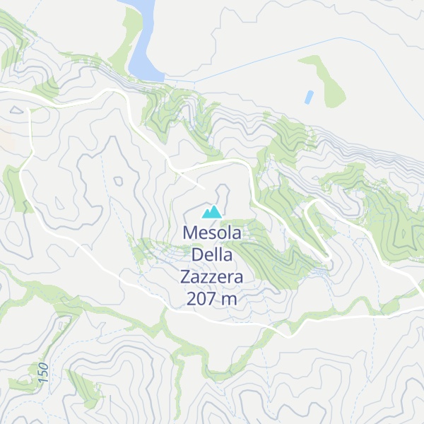 Map of Mesola Della Zazzera