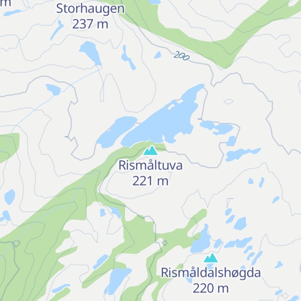 Map of Rismåltuva