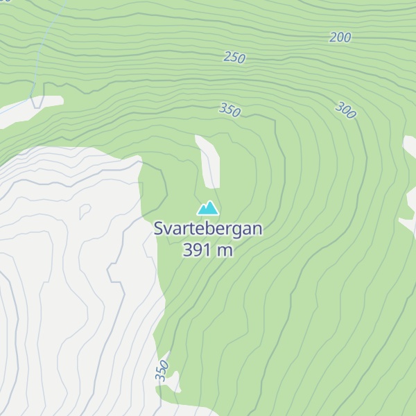 Map of Svartebergan