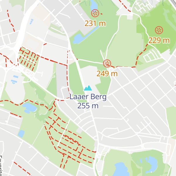 Map of Laaer Berg