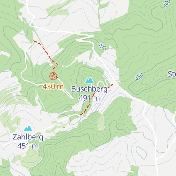 Map of Buschberghütte