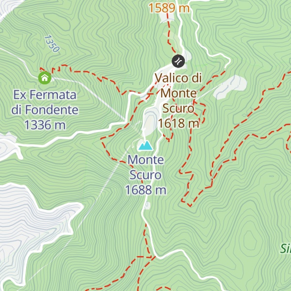 Map of Monte Scuro