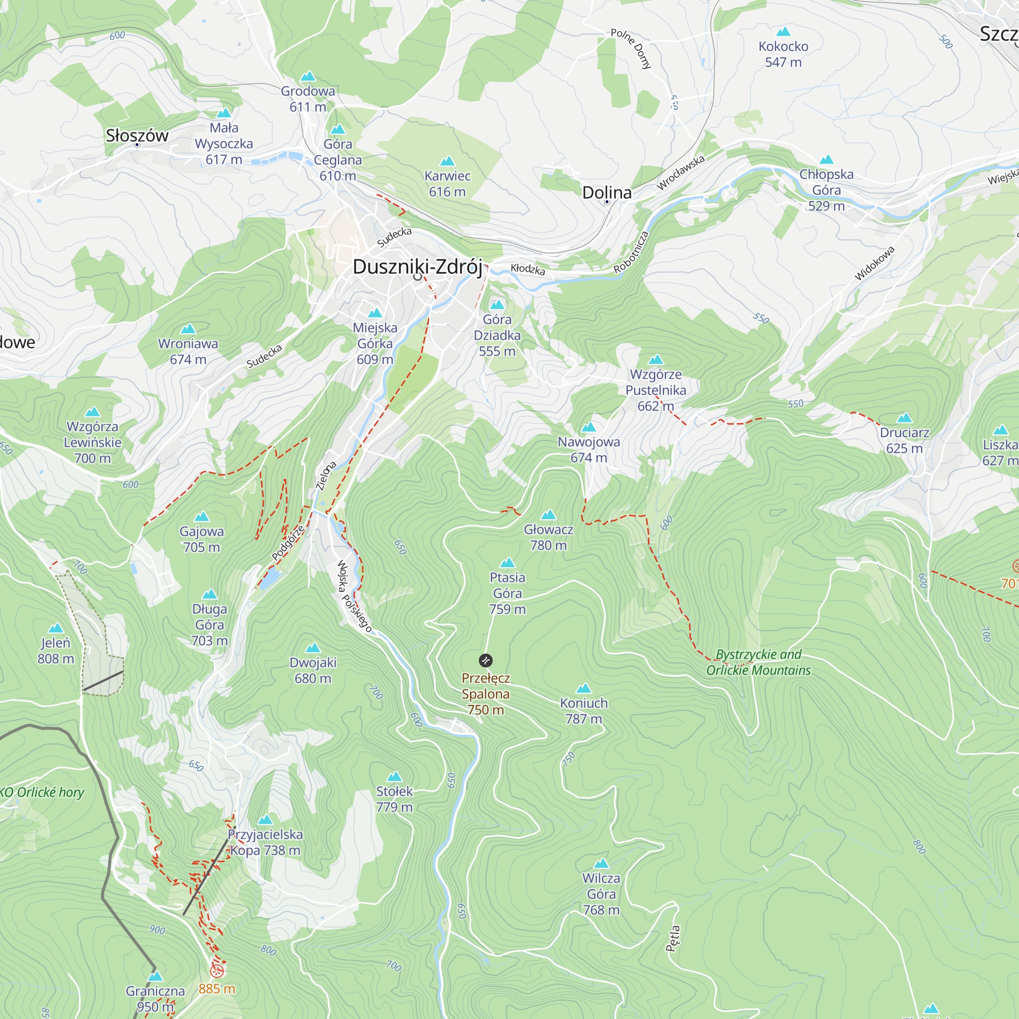 Schronisko Pod Muflonem map