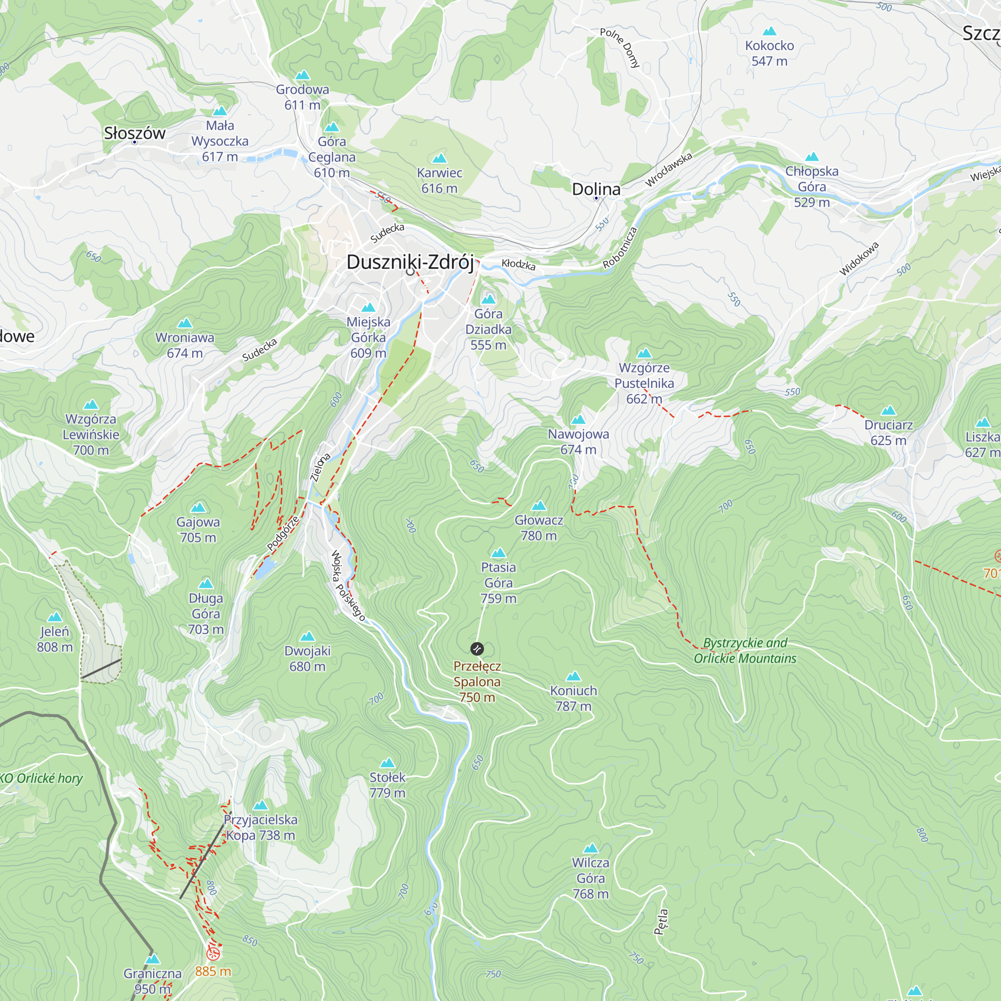 Schronisko Pod Muflonem map