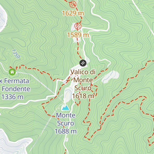 Map of Rifugio Monte Scuro