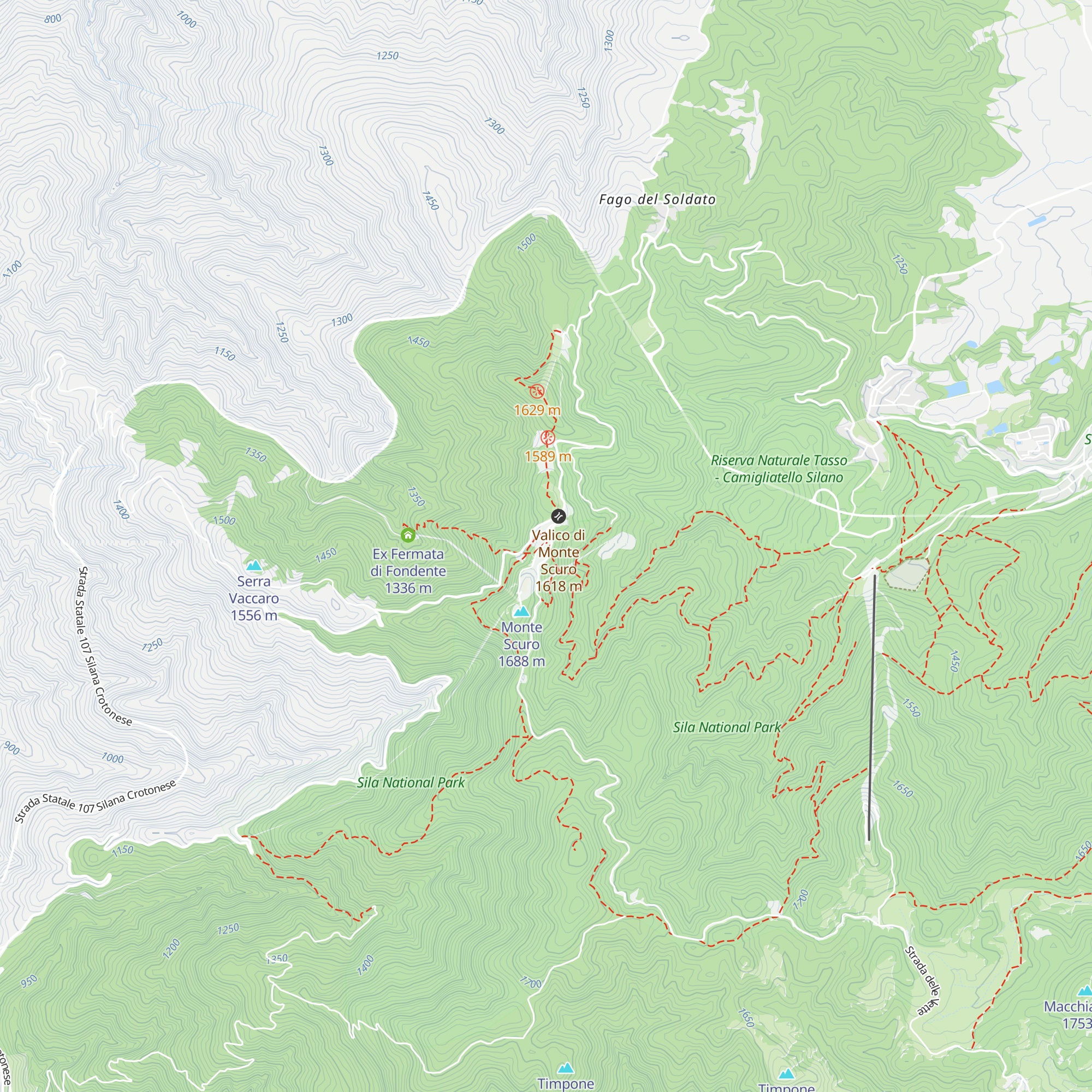 Rifugio Monte Scuro map