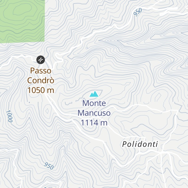Map of Monte Mancuso