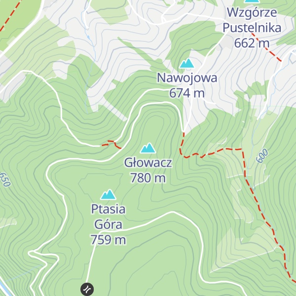 Map of Głowacz