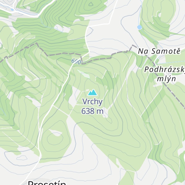 Map of Vrchy