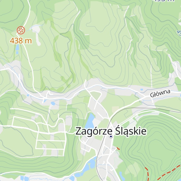 Map of Chata za Górami