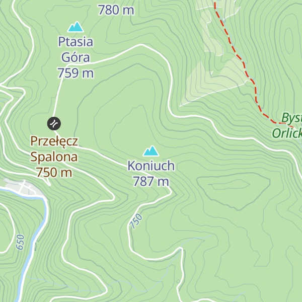 Map of Koniuch