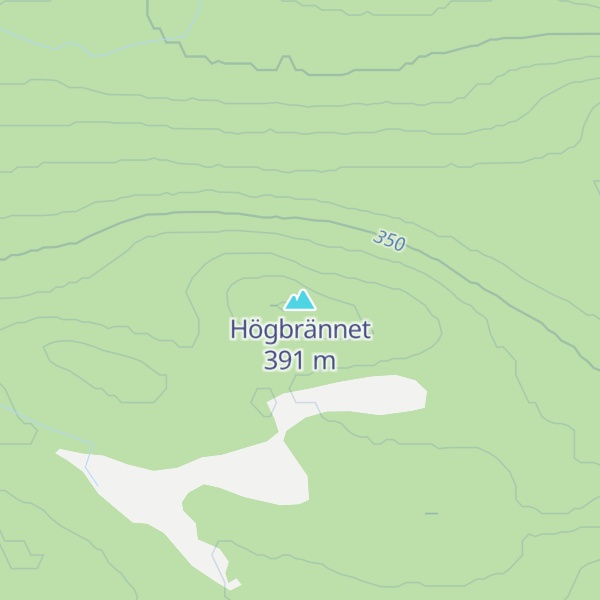 Map of Högbrännet